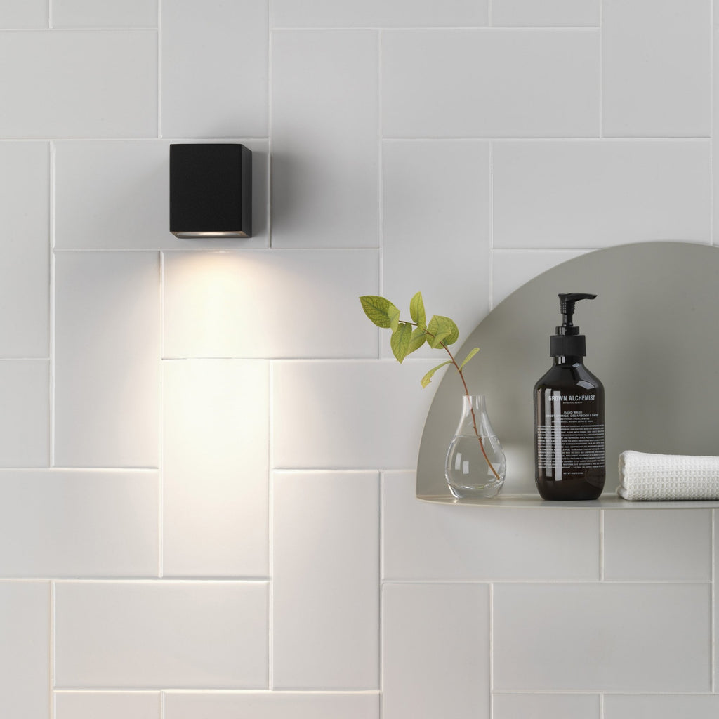 1310002 Chios 80 Outdoor Wall Light Textured Black