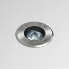1312001 Gramos Round Outdoor Ground Light Brushed Stainless Steel