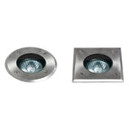 1312001 Gramos Round Outdoor Ground Light Brushed Stainless Steel