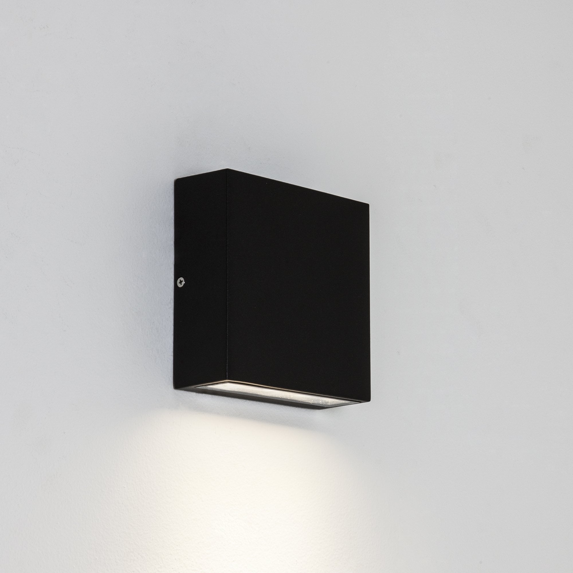 Elis Single LED Outdoor Wall  Light Textured Black