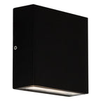 1331001 Elis Single LED Outdoor Wall Light Textured Black