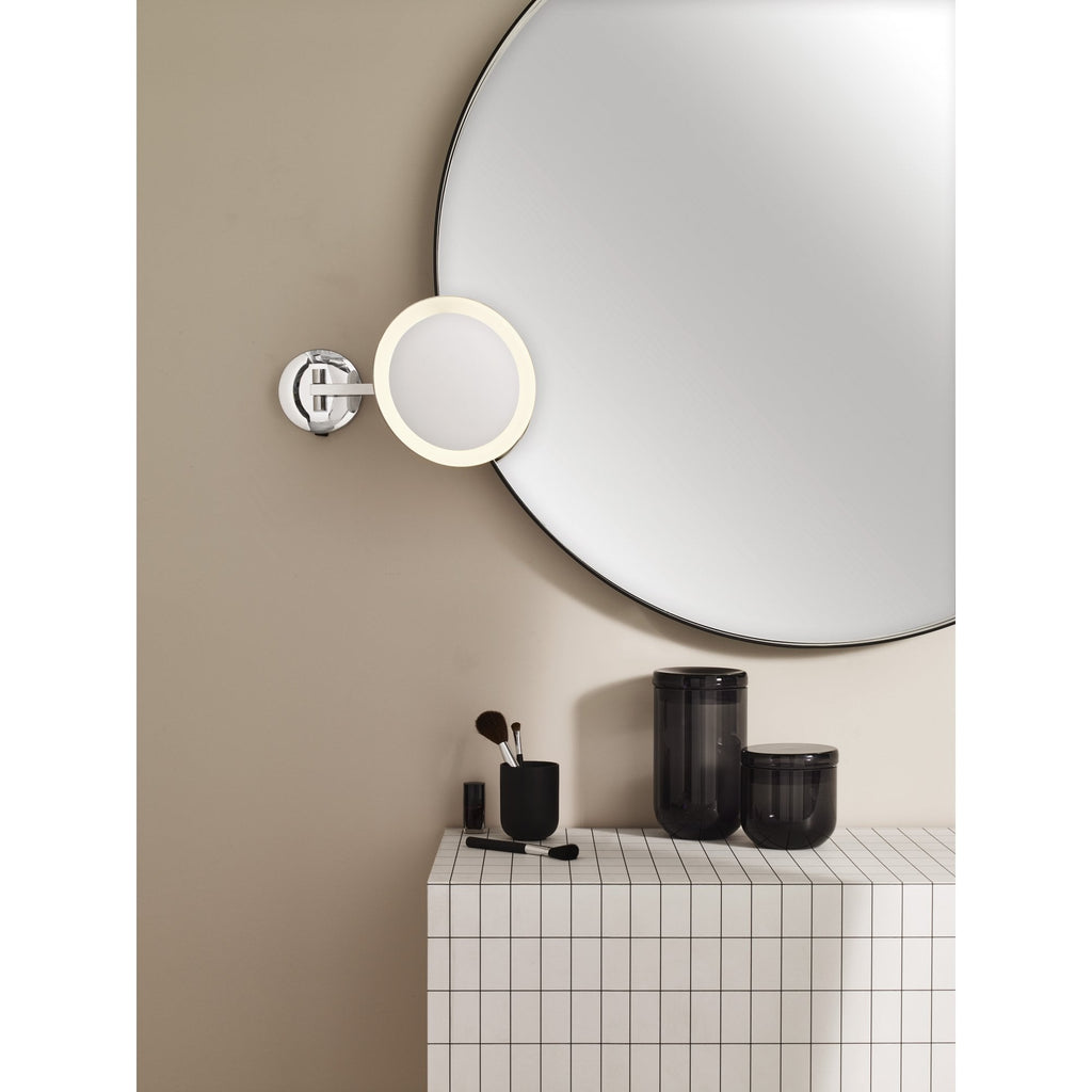 1373020 Mascali LED Bathroom Magnifying Mirror Polished Chrome