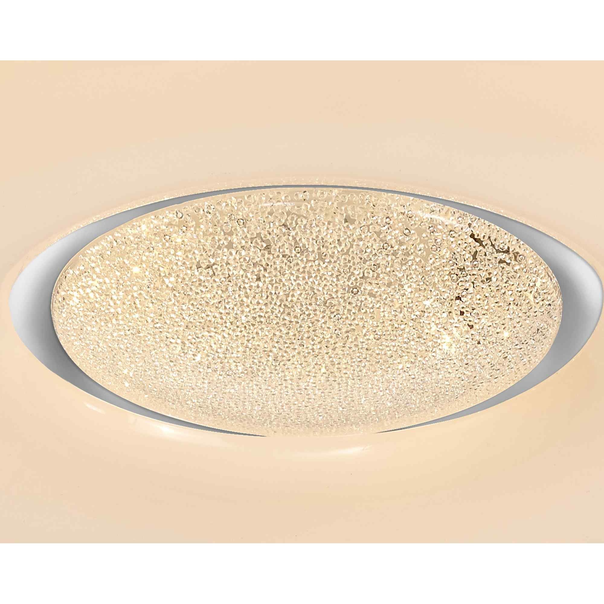 NL70919 Madison Flush Ceiling  Light LED CCT Switchable Opal White