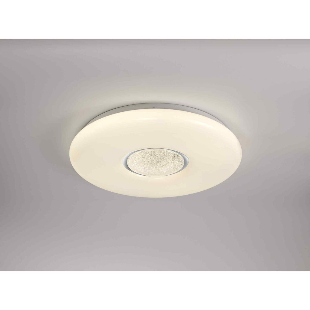 NL70919 Madison Flush Ceiling  Light LED CCT Switchable Opal White