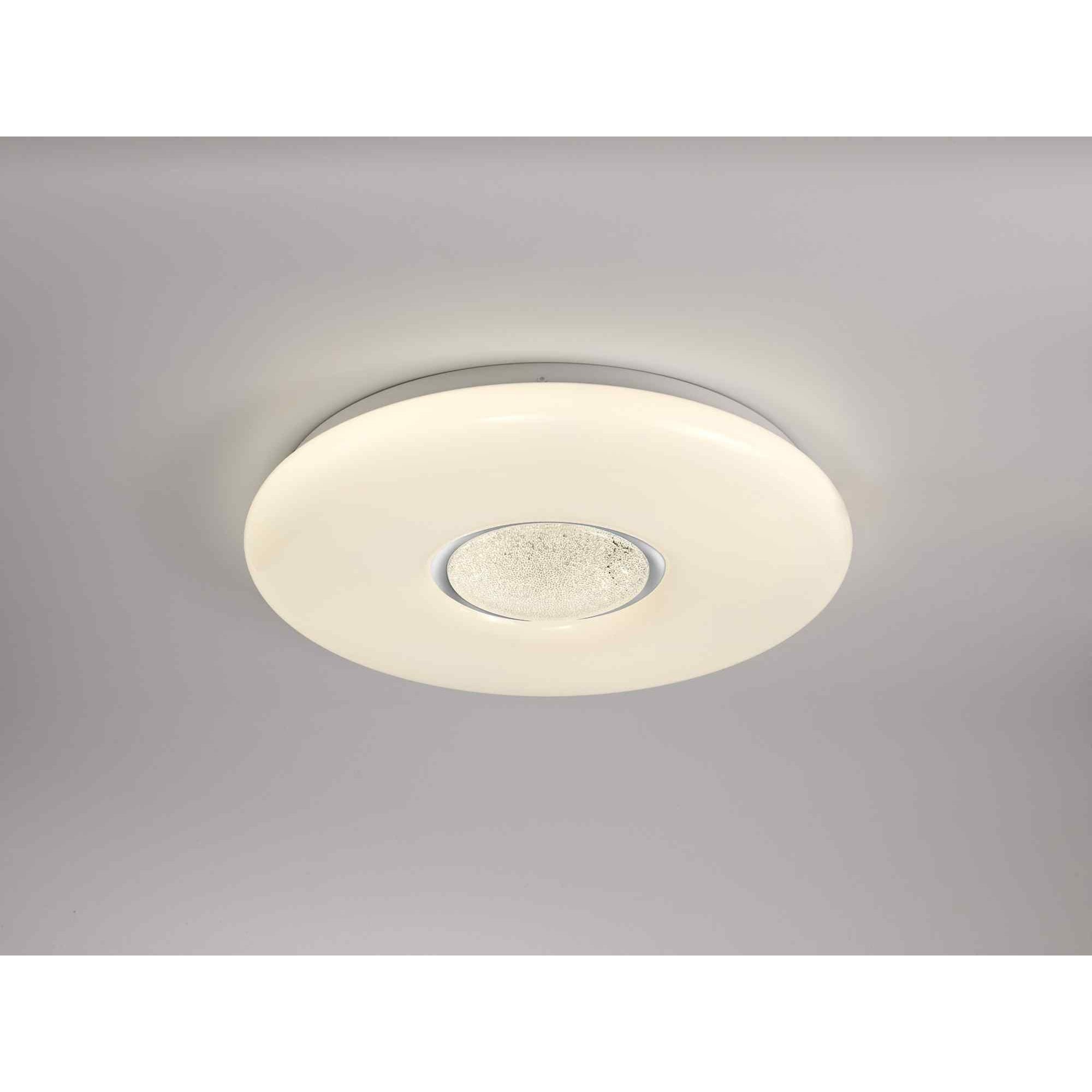 NL70919 Madison Flush Ceiling  Light LED CCT Switchable Opal White
