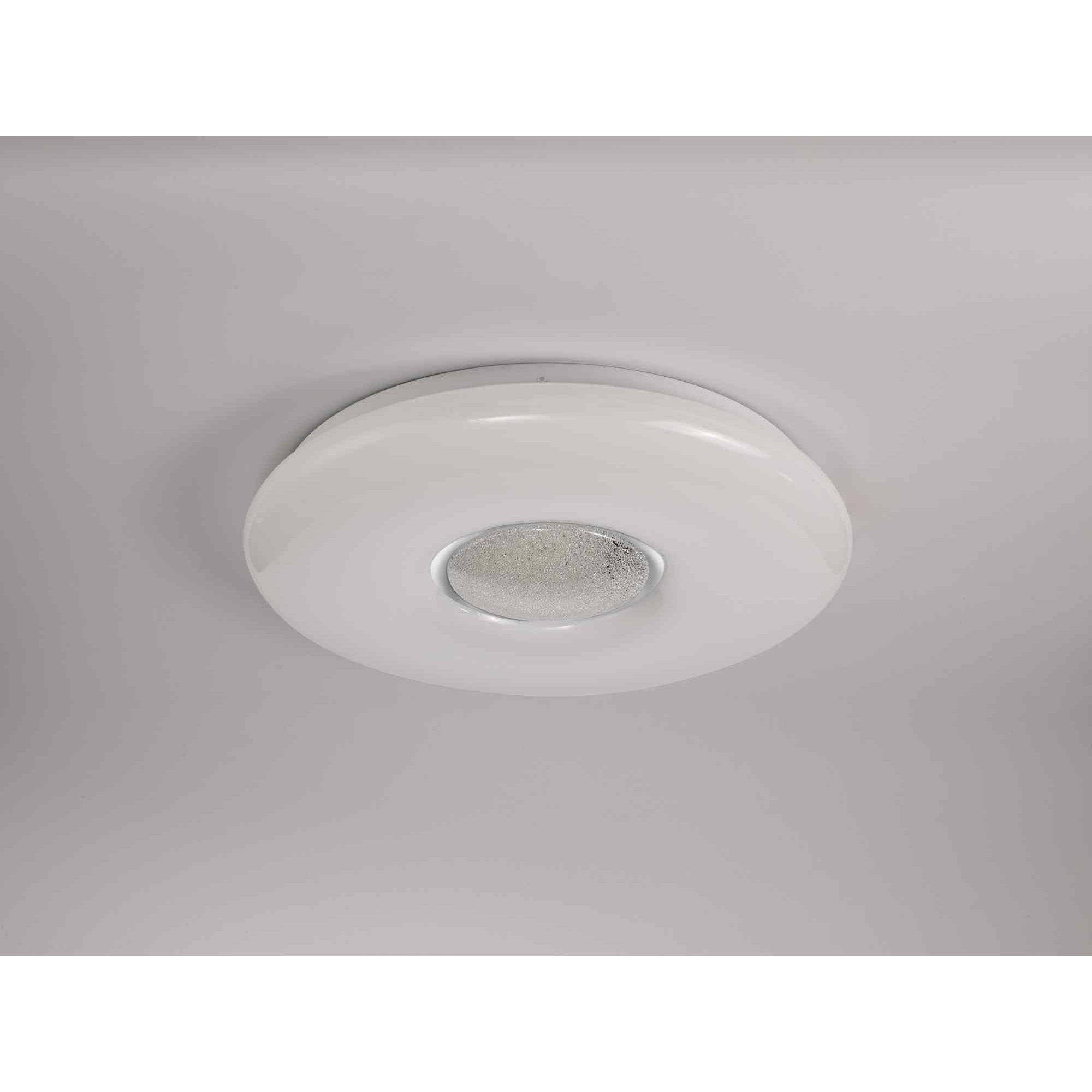NL70919 Madison Flush Ceiling  Light LED CCT Switchable Opal White