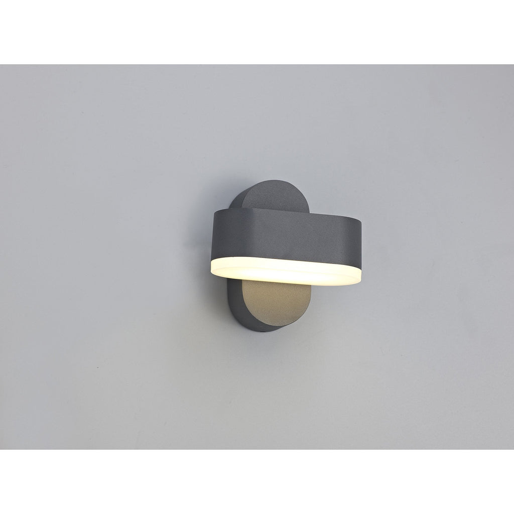 NL72119 Maisie 1 Light Adjustable Wall Lamp LED Anthracite