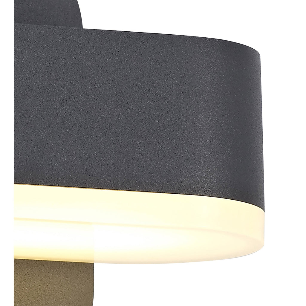NL72119 Maisie 1 Light Adjustable Wall Lamp LED Anthracite