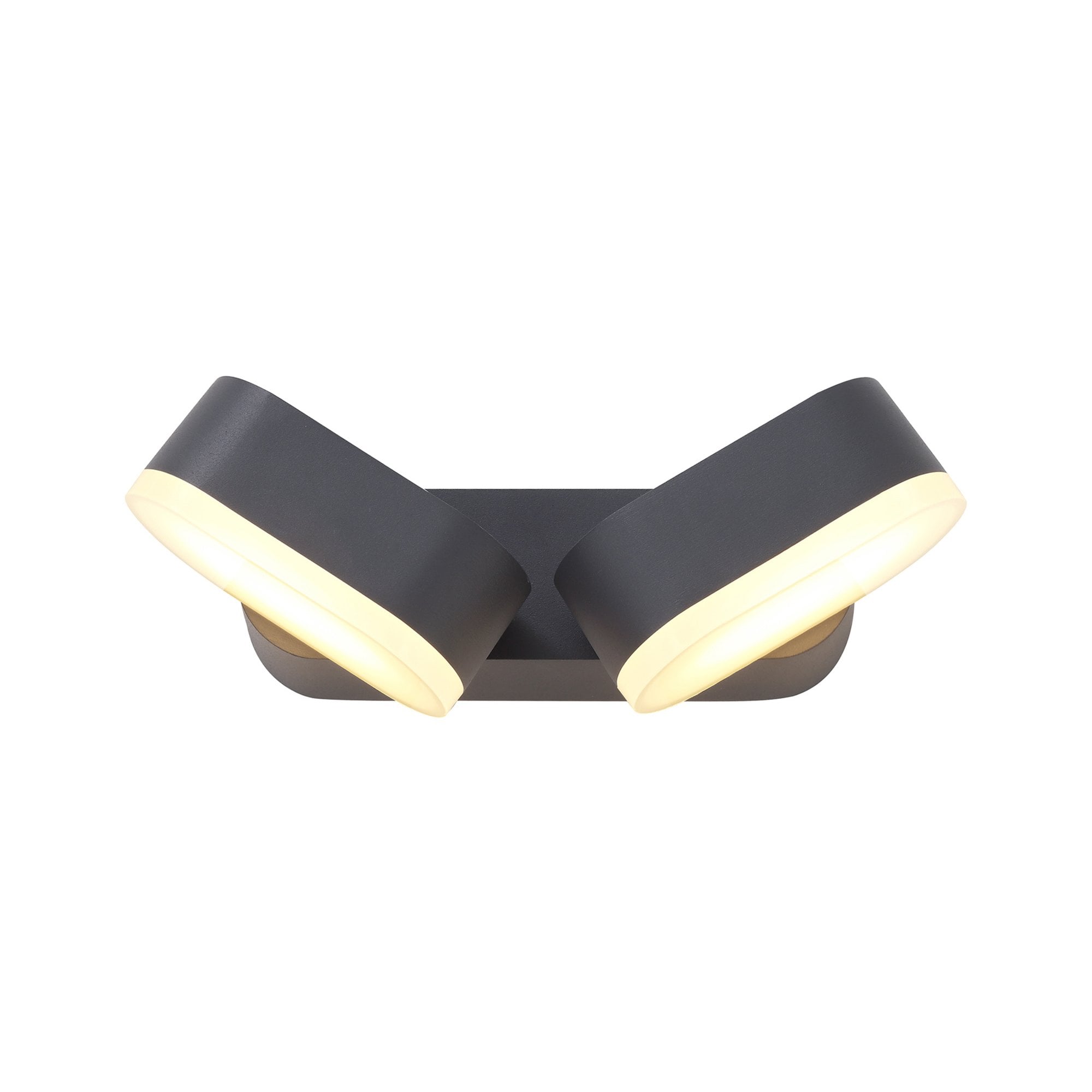 NL72129 Maisie 2 Light Adjustable Wall Lamp LED Anthracite