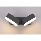 NL72129 Maisie 2 Light Adjustable Wall Lamp LED Anthracite