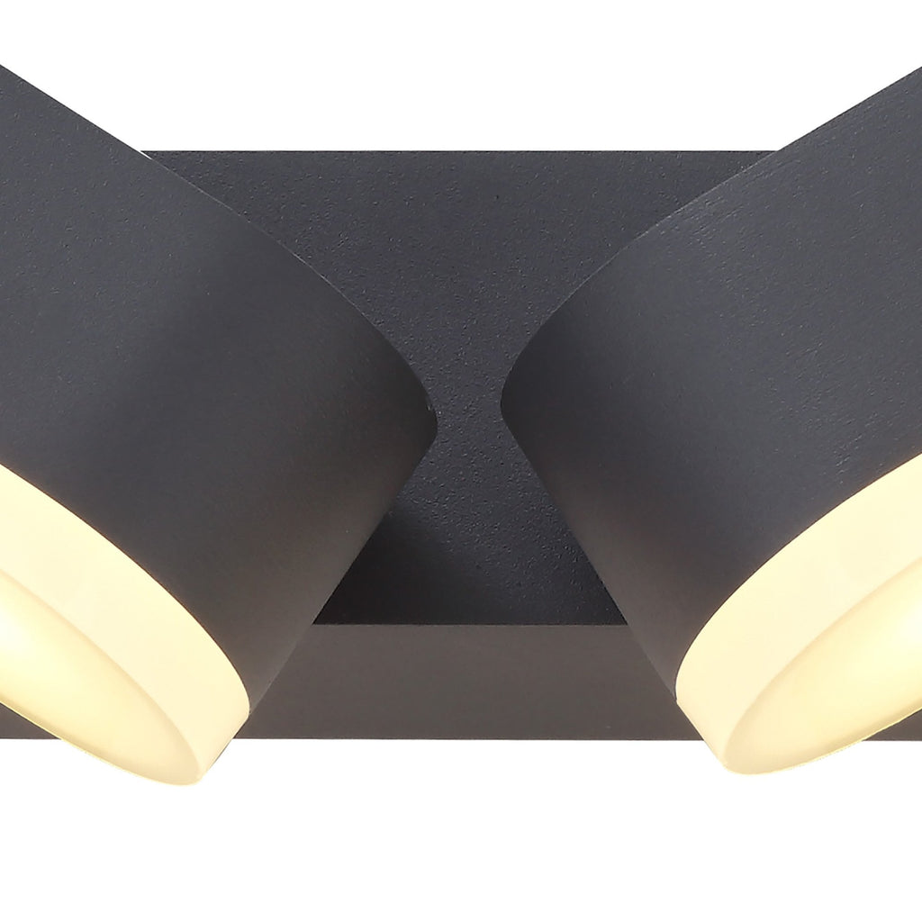 NL72129 Maisie 2 Light Adjustable Wall Lamp LED Anthracite