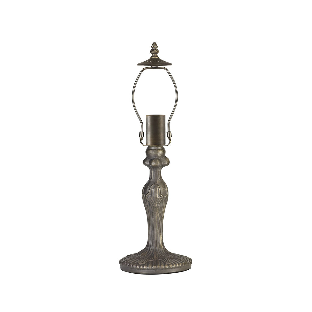 NL72829 Major 47.5cm Curved Table Lamp 1 Light Aged Antique Brass