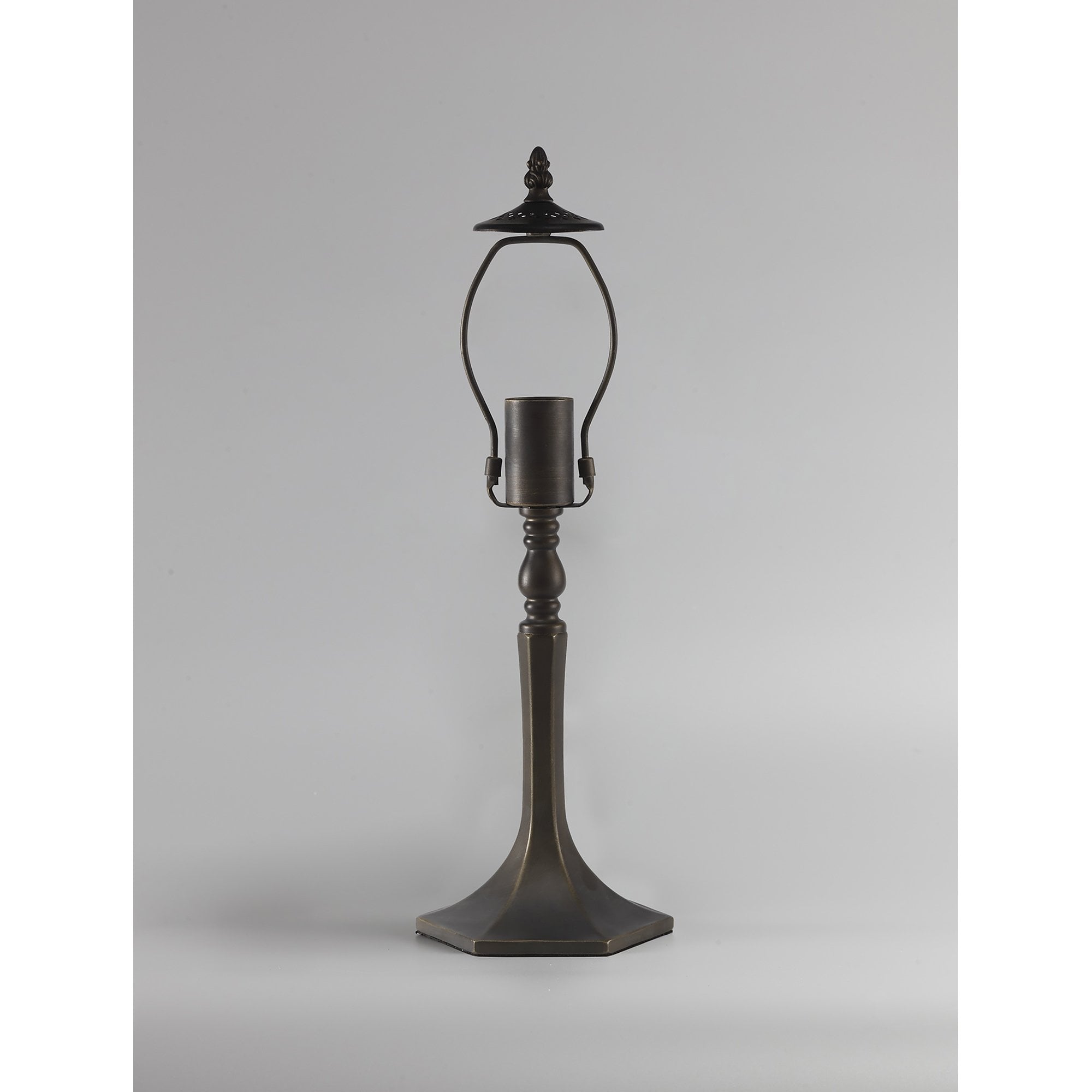 NL72839 Major 48cm Octagonal Table Lamp 1 Light Aged Antique Brass
