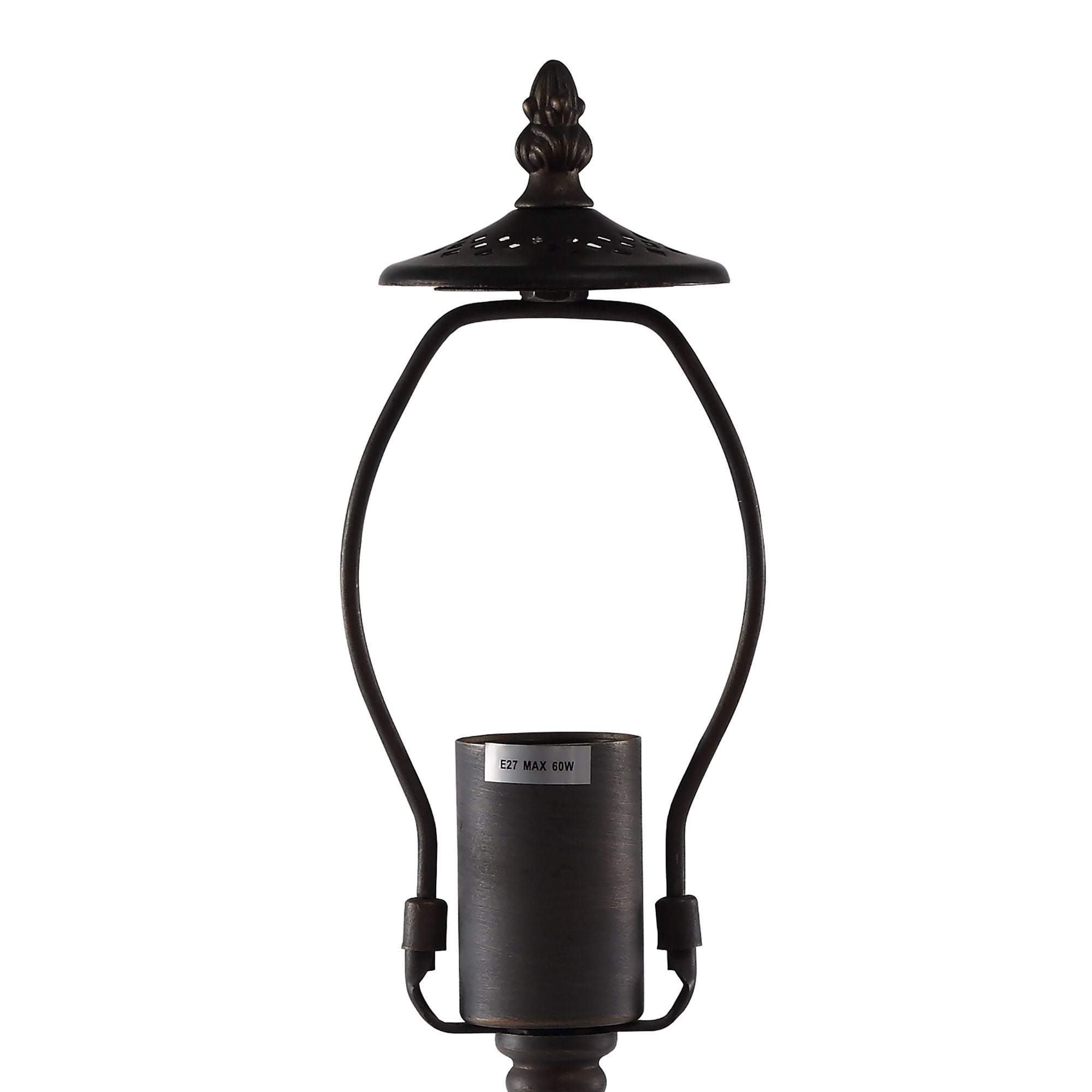 NL72839 Major 48cm Octagonal Table Lamp 1 Light Aged Antique Brass
