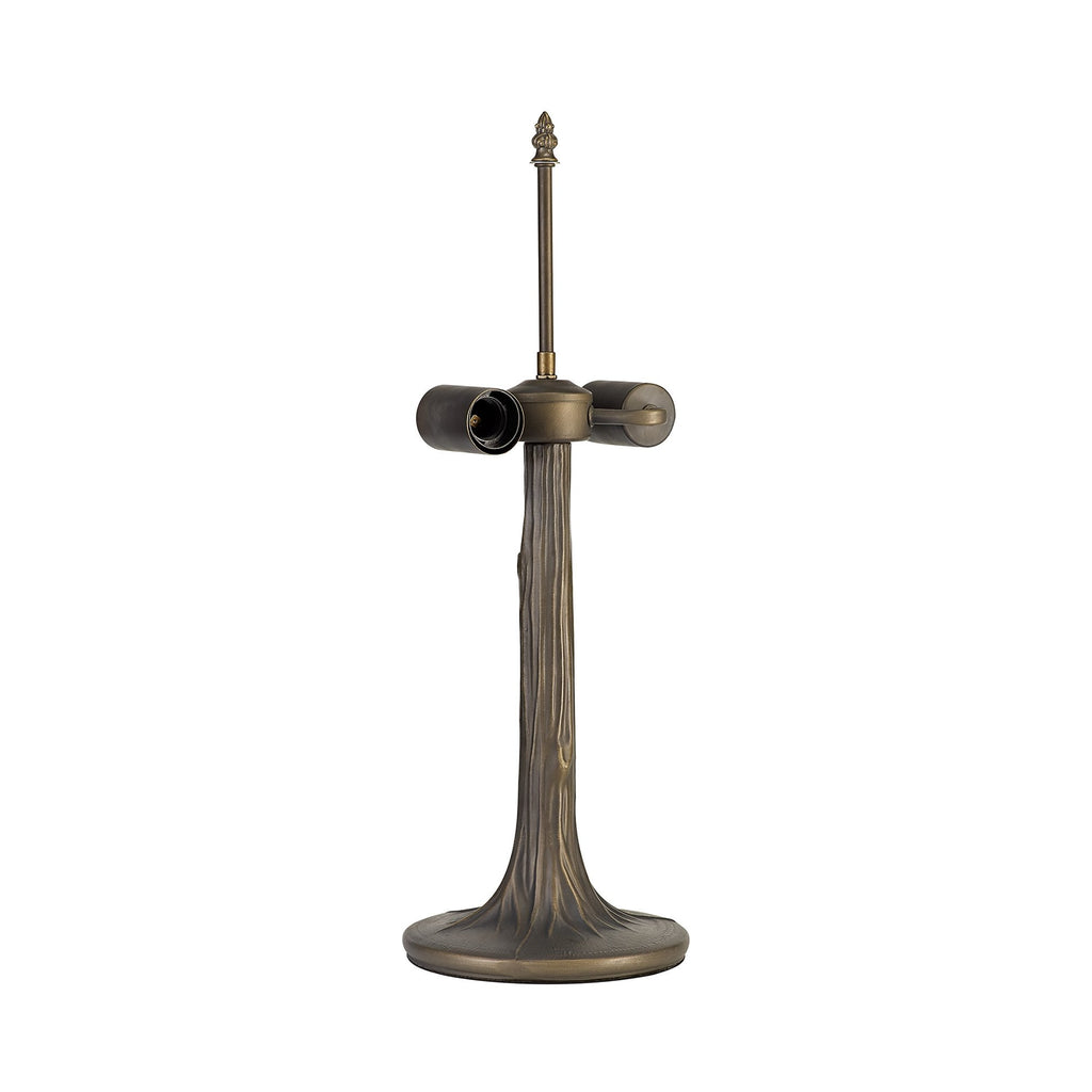 NL72849 Major 56cm Tree Like Table Lamp 2 Light Aged Antique Brass