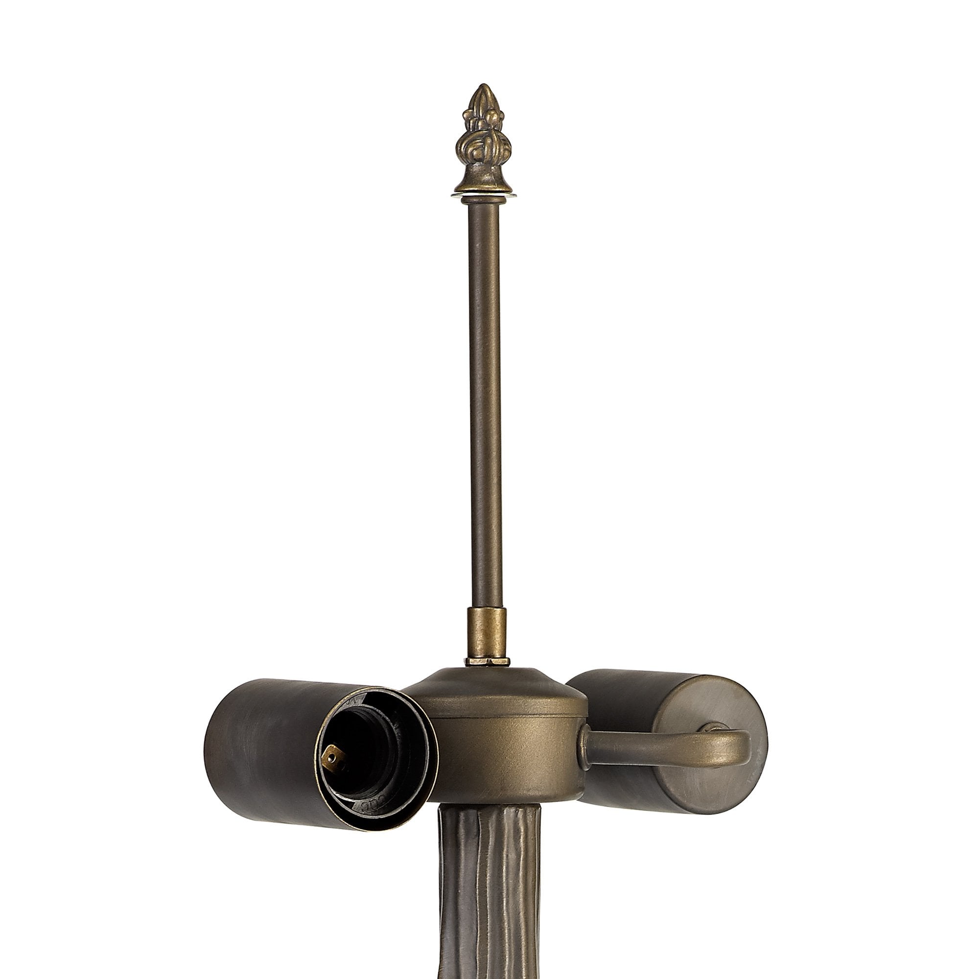 NL72849 Major 56cm Tree Like Table Lamp 2 Light Aged Antique Brass