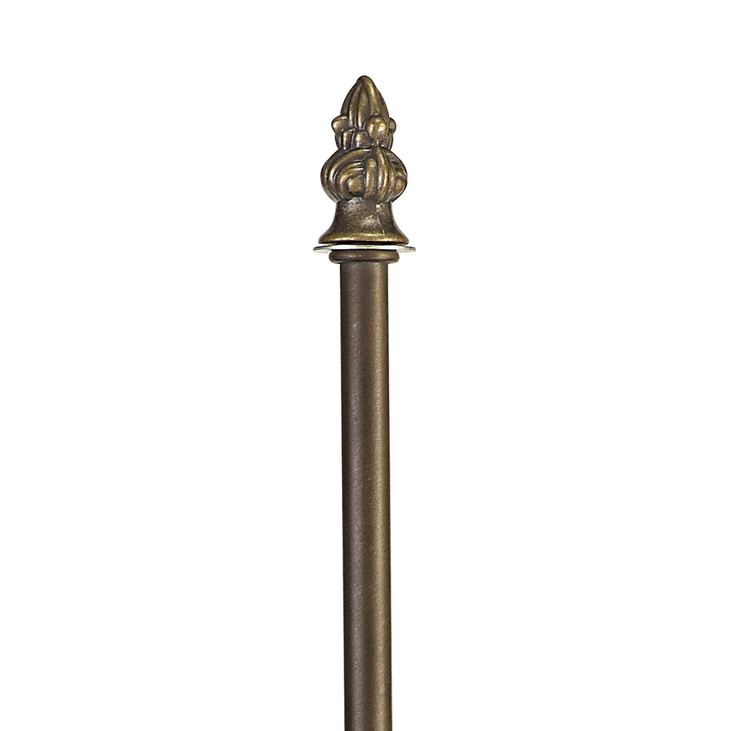 NL72849 Major 56cm Tree Like Table Lamp 2 Light Aged Antique Brass