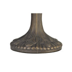 NL72859 Major 56cm Curved Table Lamp 2 Light Aged Antique Brass