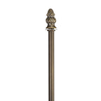 NL72859 Major 56cm Curved Table Lamp 2 Light Aged Antique Brass