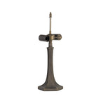 NL72869 Major 52.5cm Octagonal Table Lamp 2 Light Aged Antique Brass