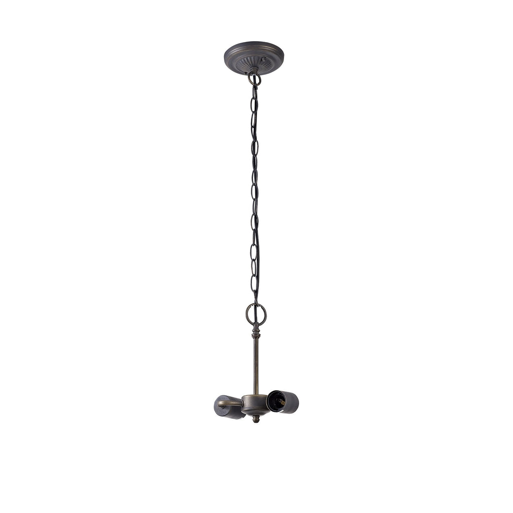 NL72889 Major Suspension Kit 2 Light Aged Antique Brass