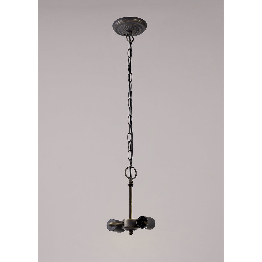 NL72889 Major Suspension Kit 2 Light Aged Antique Brass
