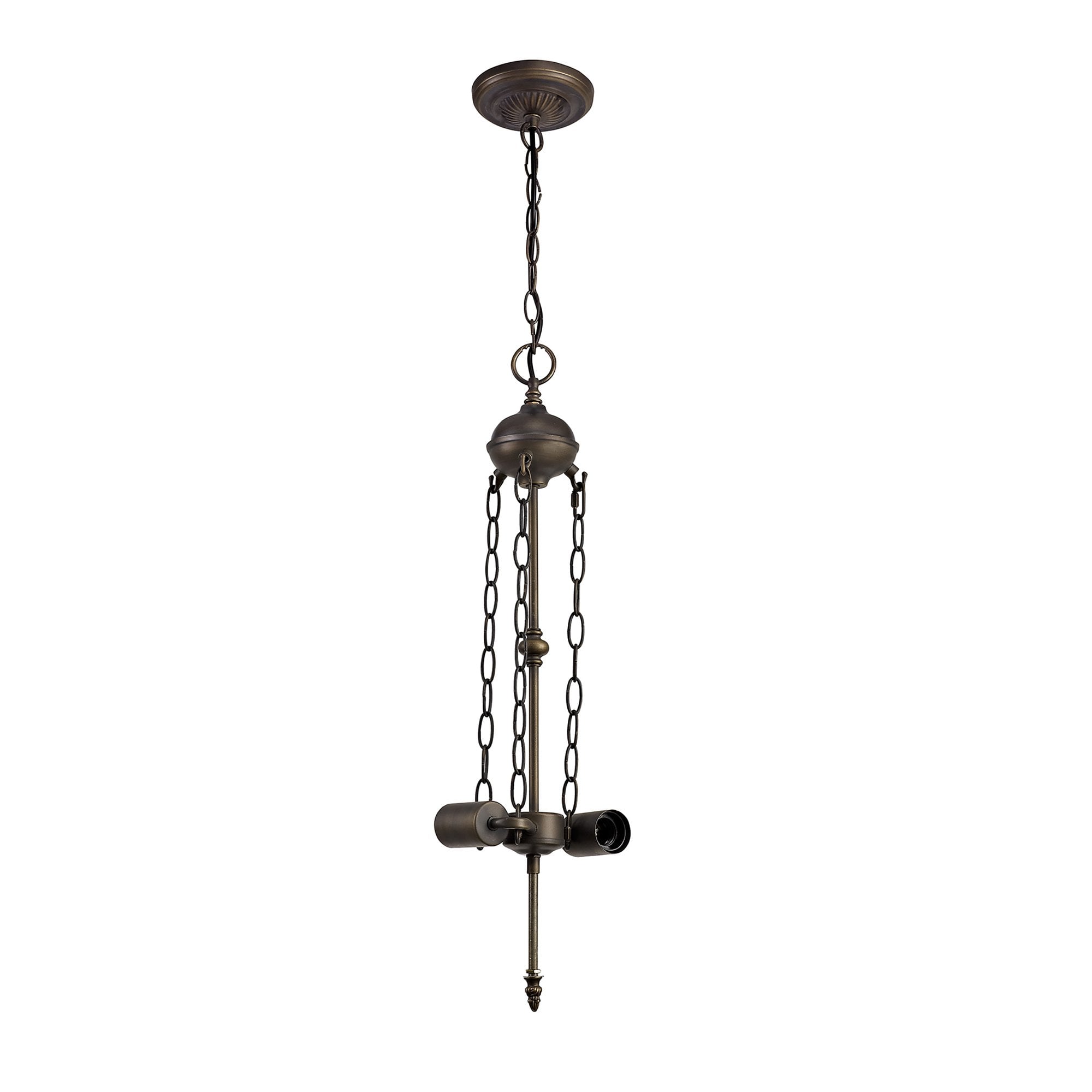 NL72929 Major Up Lighter Suspension Kit 2 Light Aged Antique Brass