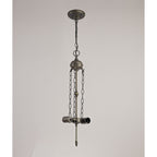 NL72929 Major Up Lighter Suspension Kit 2 Light Aged Antique Brass