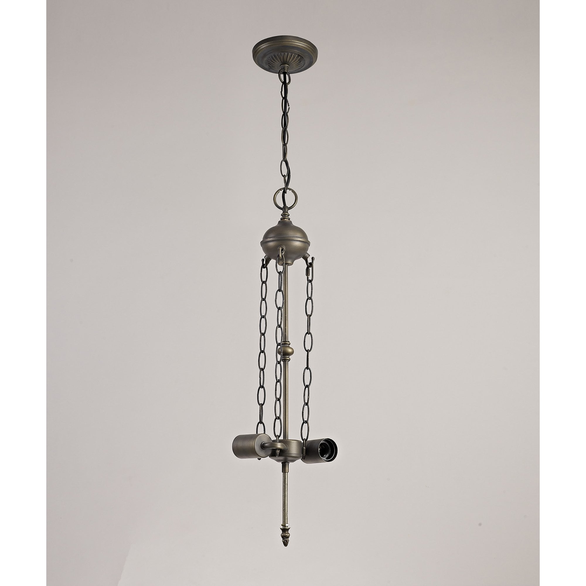 NL72929 Major Up Lighter Suspension Kit 2 Light Aged Antique Brass