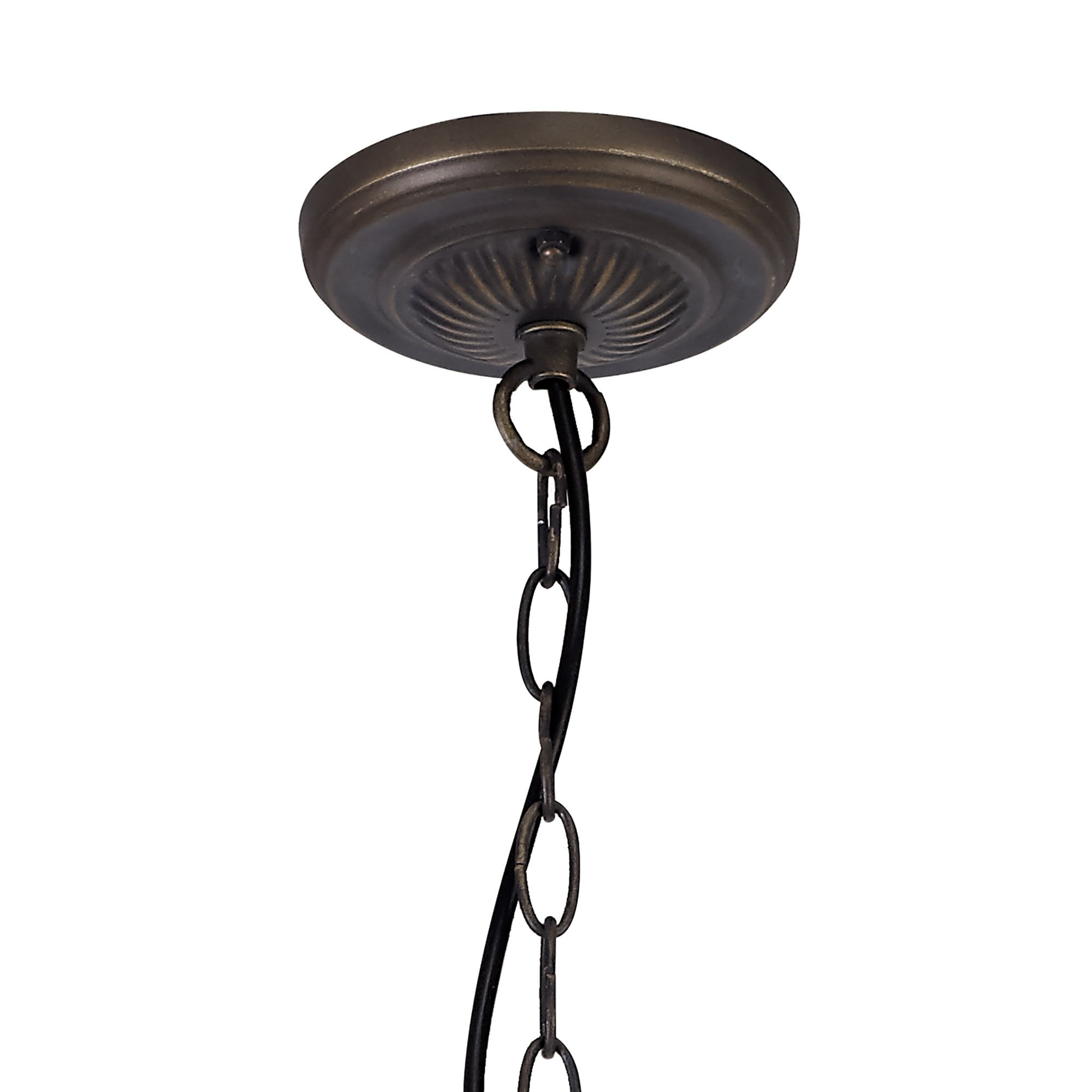 NL72929 Major Up Lighter Suspension Kit 2 Light Aged Antique Brass