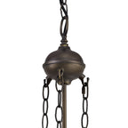 NL72929 Major Up Lighter Suspension Kit 2 Light Aged Antique Brass