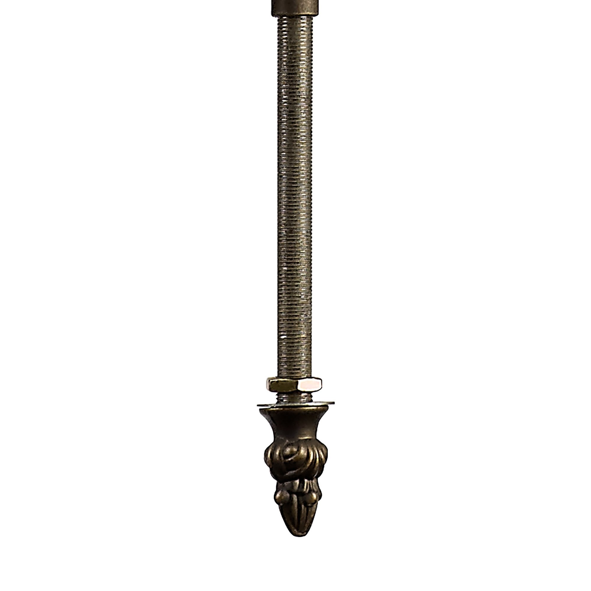 NL72929 Major Up Lighter Suspension Kit 2 Light Aged Antique Brass