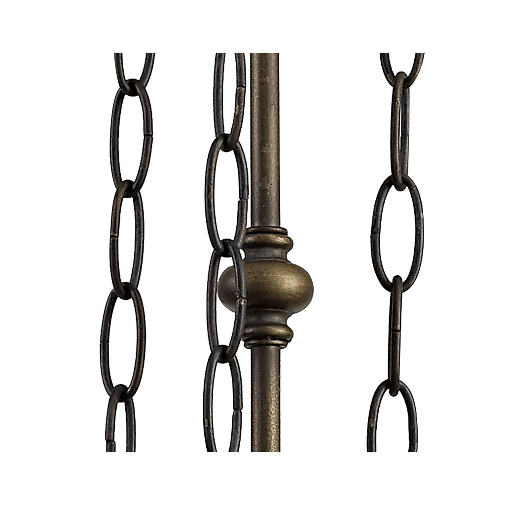 NL72929 Major Up Lighter Suspension Kit 2 Light Aged Antique Brass