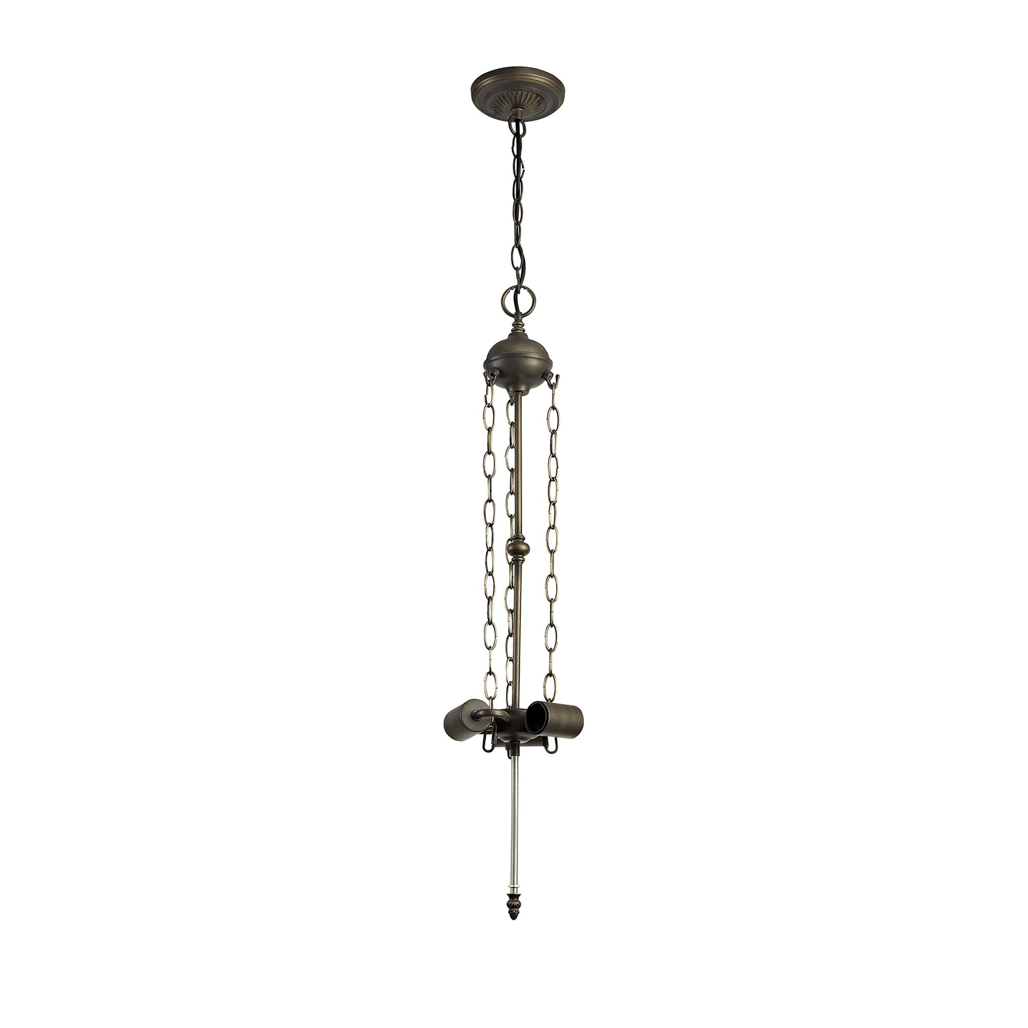 NL72939 Major Up Lighter Suspension Kit 3 Light Aged Antique Brass