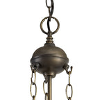 NL72939 Major Up Lighter Suspension Kit 3 Light Aged Antique Brass