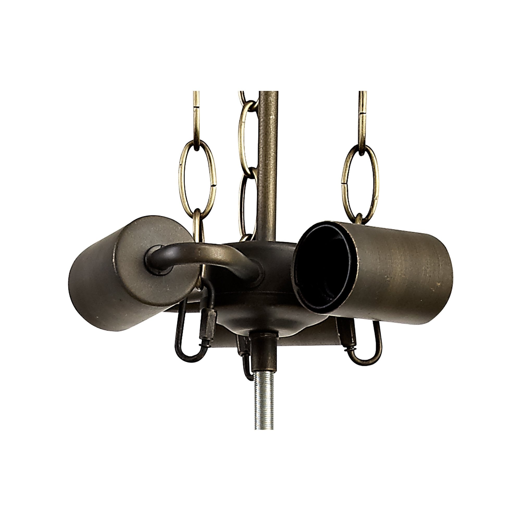 NL72939 Major Up Lighter Suspension Kit 3 Light Aged Antique Brass