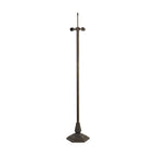 NL72949 Major Octagonal Floor Lamp 2 Light Aged Antique Brass