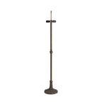 NL72959 Major Leaf Design Floor Lamp 2 Light Aged Antique Brass