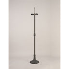 NL72959 Major Leaf Design Floor Lamp 2 Light Aged Antique Brass