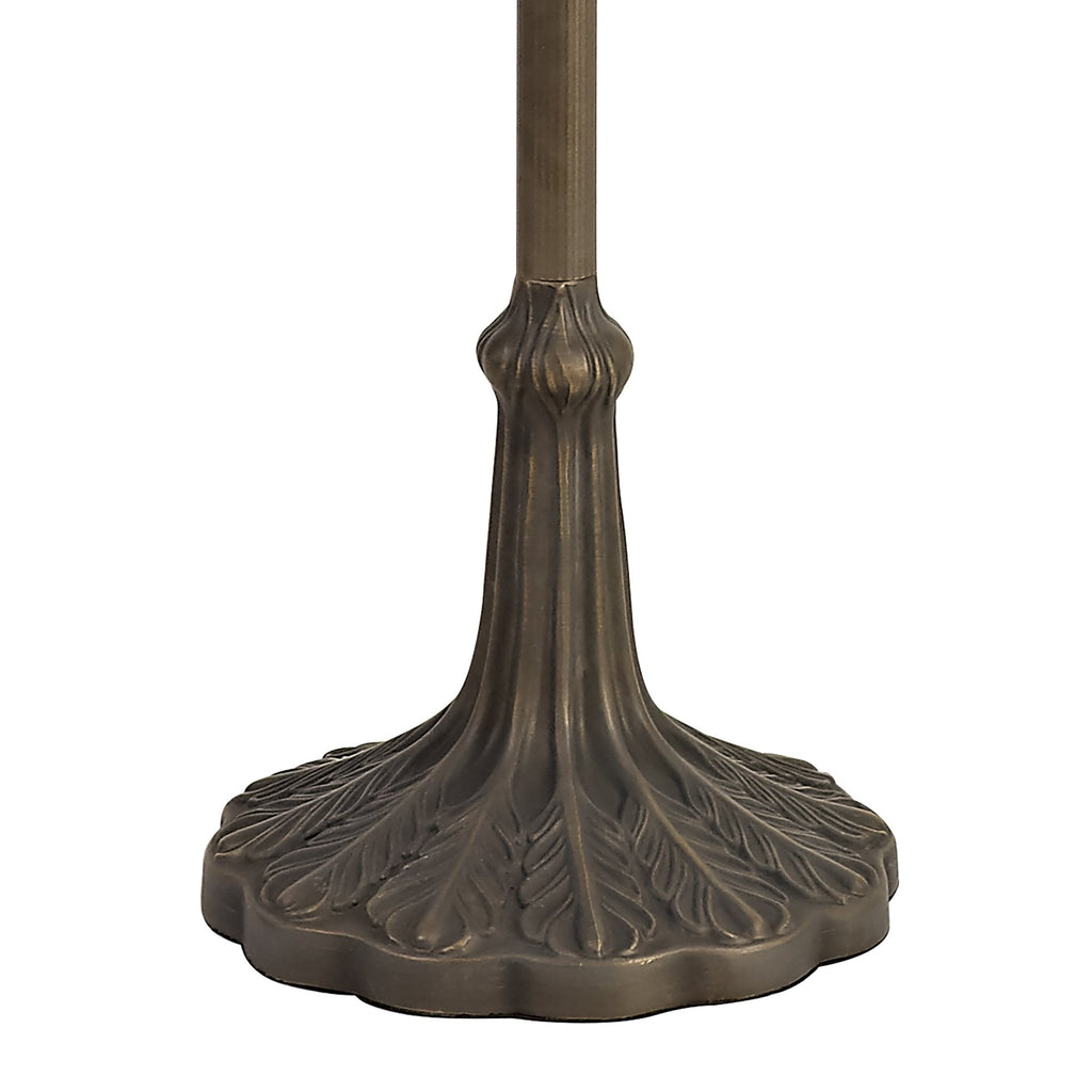 NL72959 Major Leaf Design Floor Lamp 2 Light Aged Antique Brass