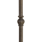 NL72959 Major Leaf Design Floor Lamp 2 Light Aged Antique Brass