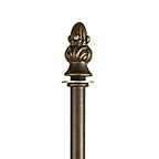 NL72959 Major Leaf Design Floor Lamp 2 Light Aged Antique Brass