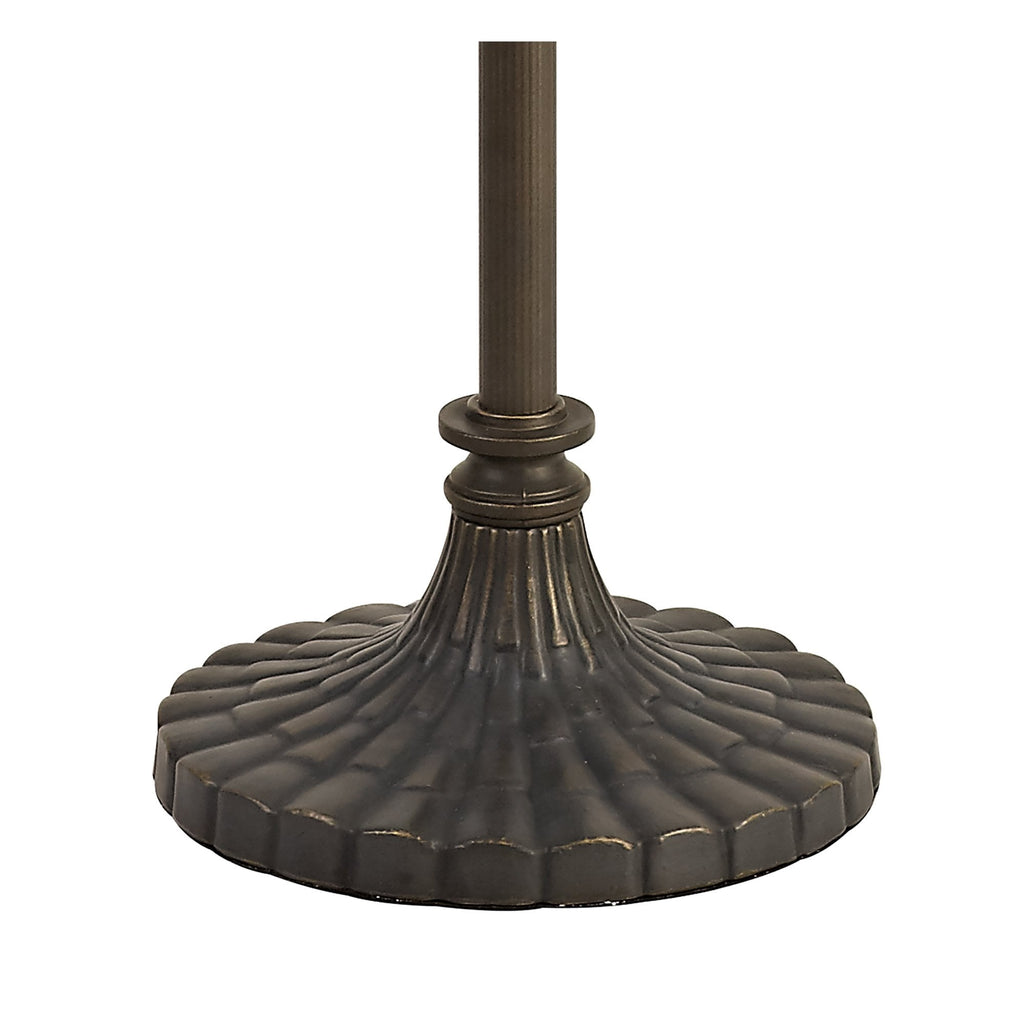 NL72969 Major Stepped Design Floor Lamp 2 Light Aged Antique Brass
