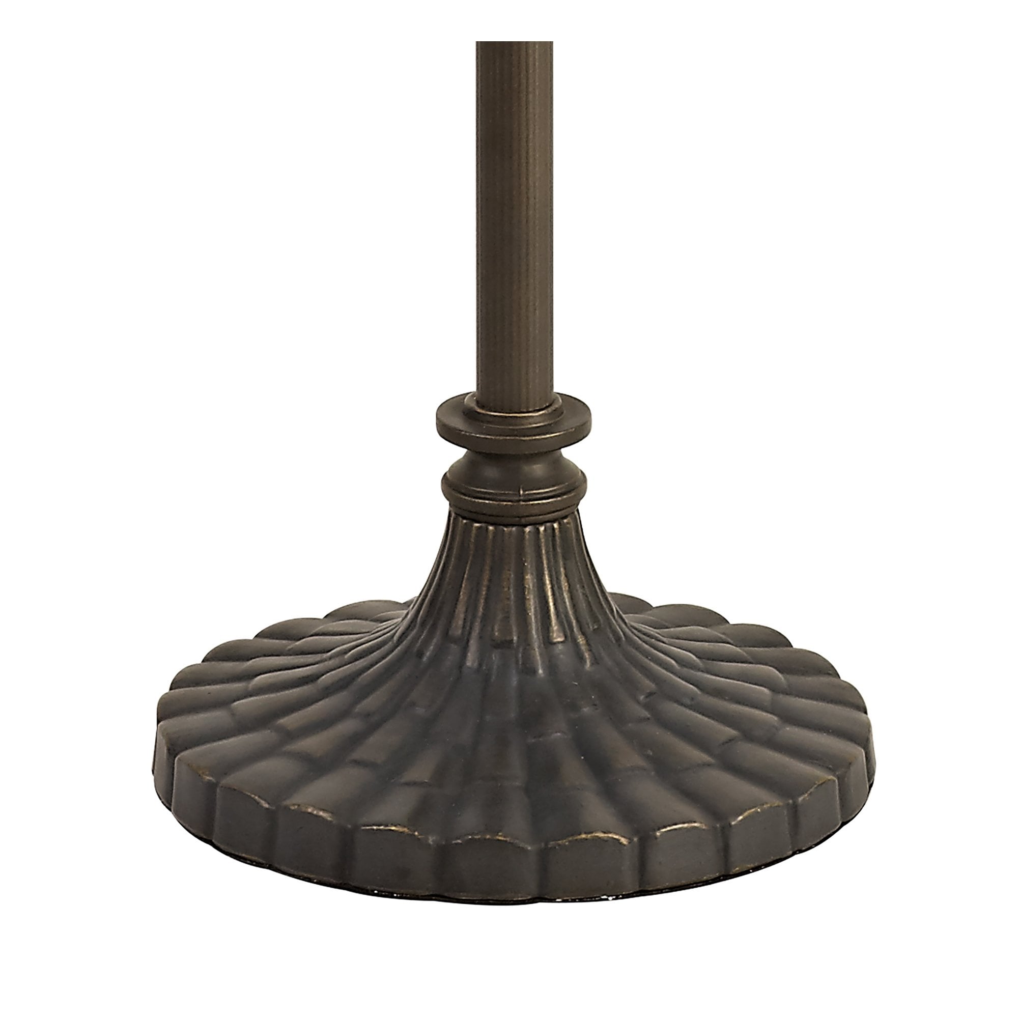 NL72969 Major Stepped Design Floor Lamp 2 Light Aged Antique Brass