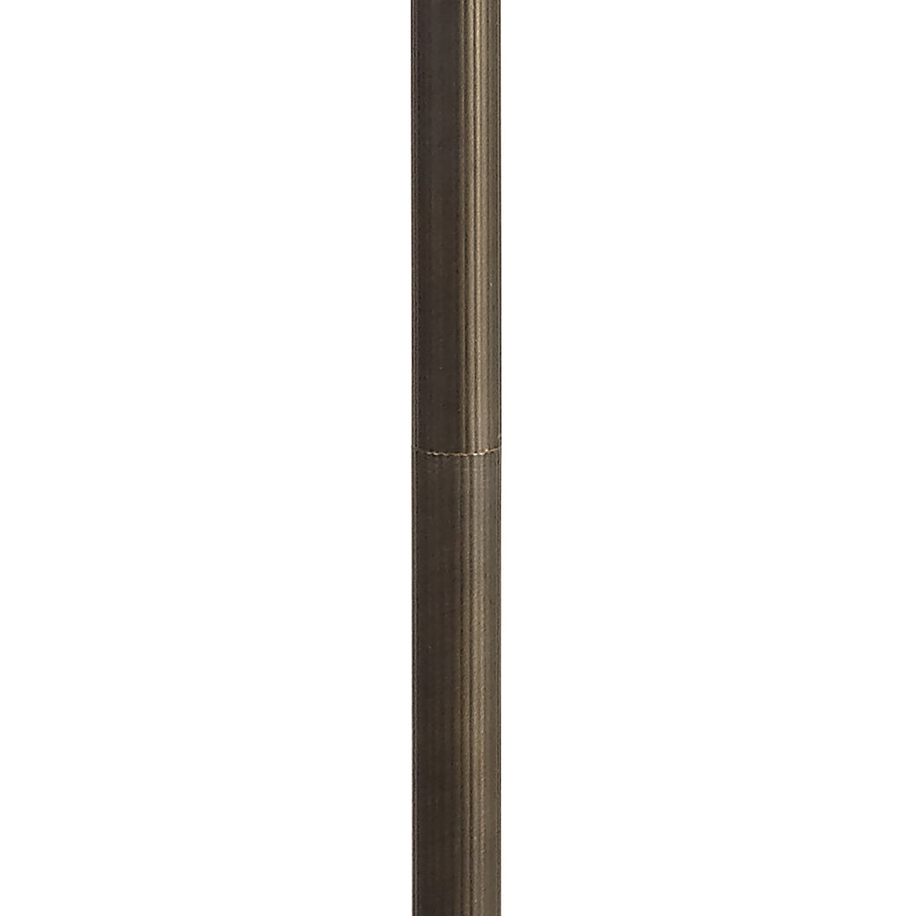 NL72969 Major Stepped Design Floor Lamp 2 Light Aged Antique Brass