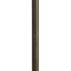 NL72969 Major Stepped Design Floor Lamp 2 Light Aged Antique Brass