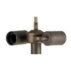 NL72969 Major Stepped Design Floor Lamp 2 Light Aged Antique Brass