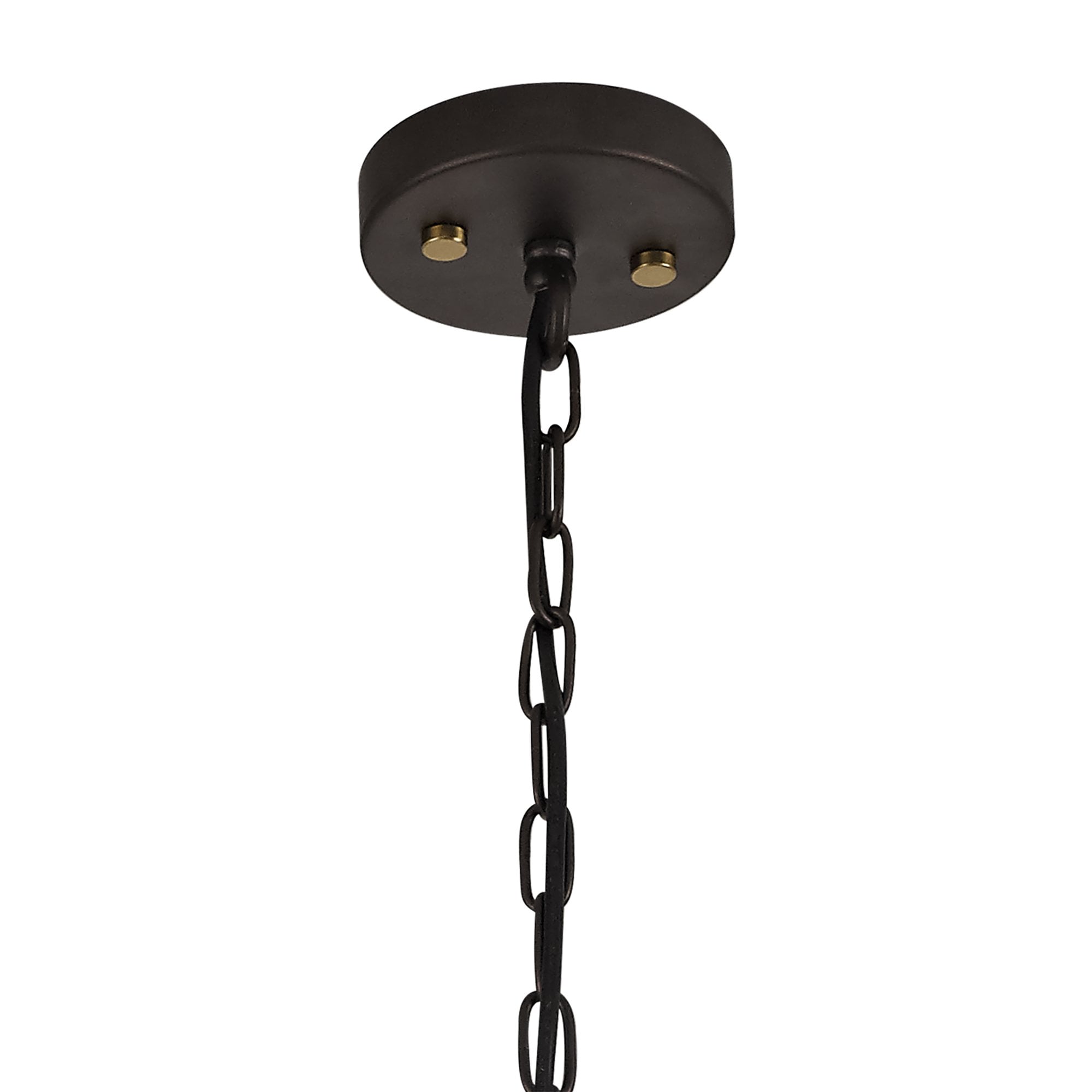 NL75529 Malcom Pendant 5 Light Brown Oxide/Bronze With Clear Glass Shades