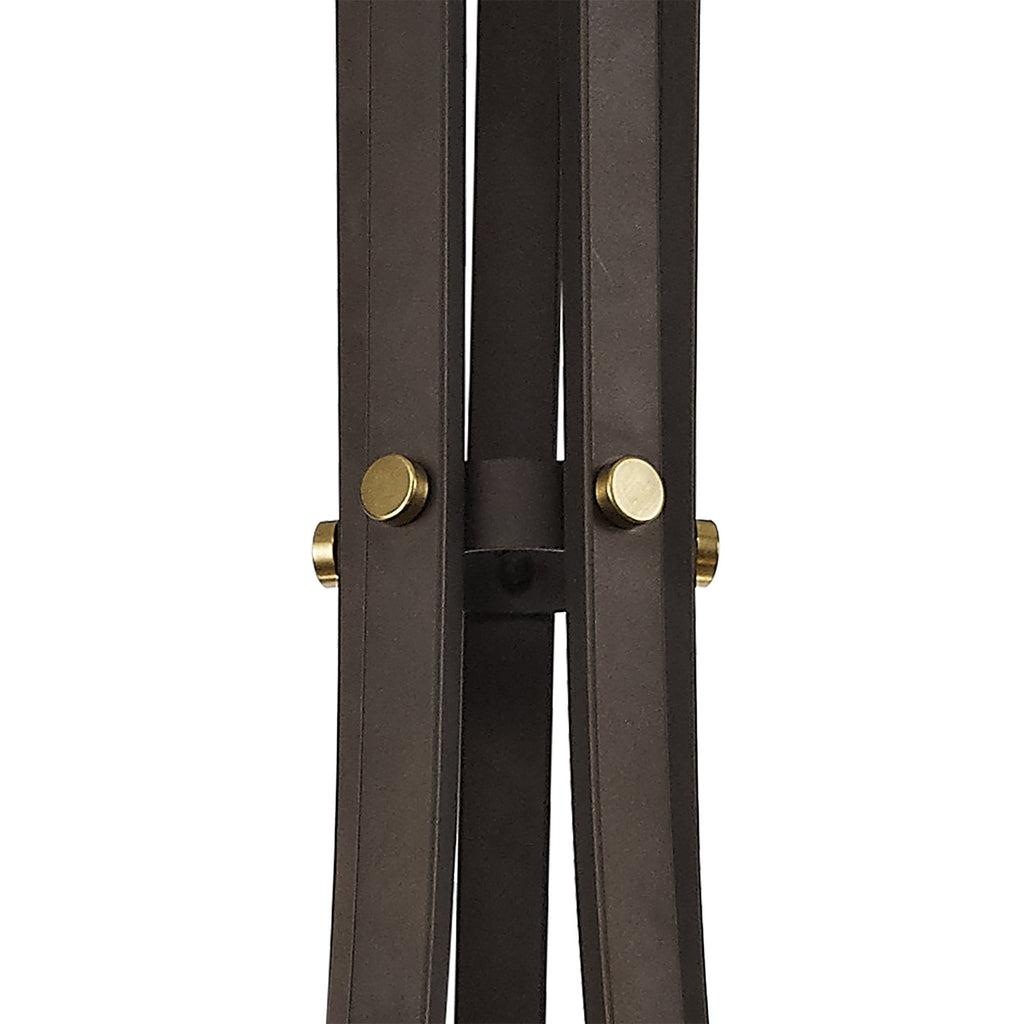 NL75529 Malcom Pendant 5 Light Brown Oxide/Bronze With Clear Glass Shades