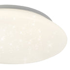 NL77559 Malcomo Bathroom Ceiling  Light LED White Acrylic